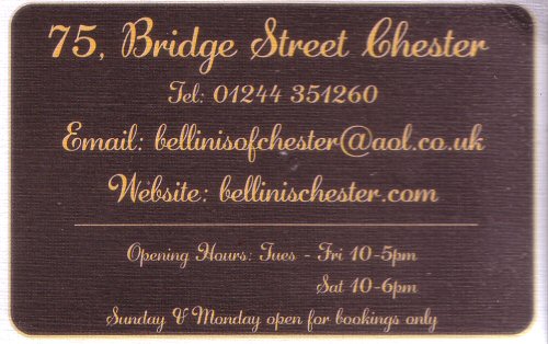 Bellini's of Chester Page 2